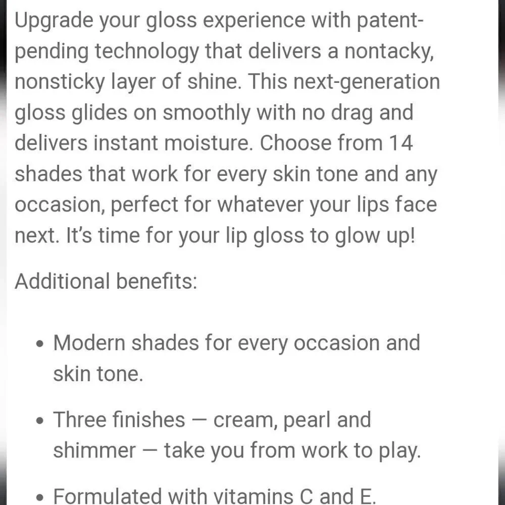 MARY KAY UNLIMITED LIP GLOSS IN COPPER AURA